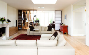 Schiebetür, Wohnzimmer, Sofa
