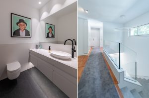 Badezimmer Stein Weiss Quarz Tara